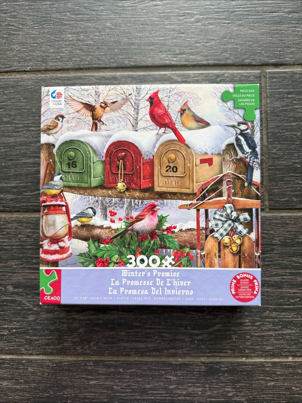 CEACO - Winter's Promise 300-Piece Holiday Puzzle - Multi